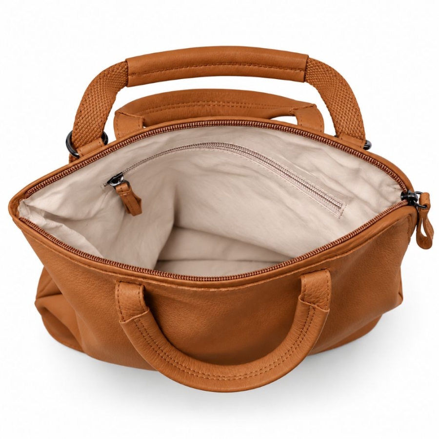 SHOPPER BACKPACK TAN